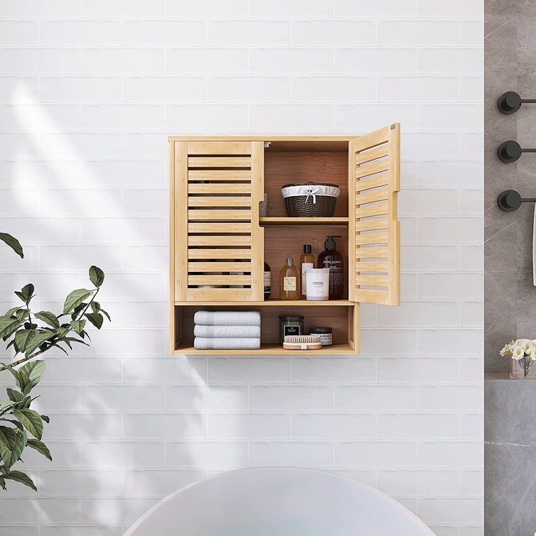 Latitude Run Lelsie Solid Wood Wall Mounted Bathroom Wayfair